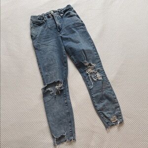 Good American Distressed Blue Women's Jeans
